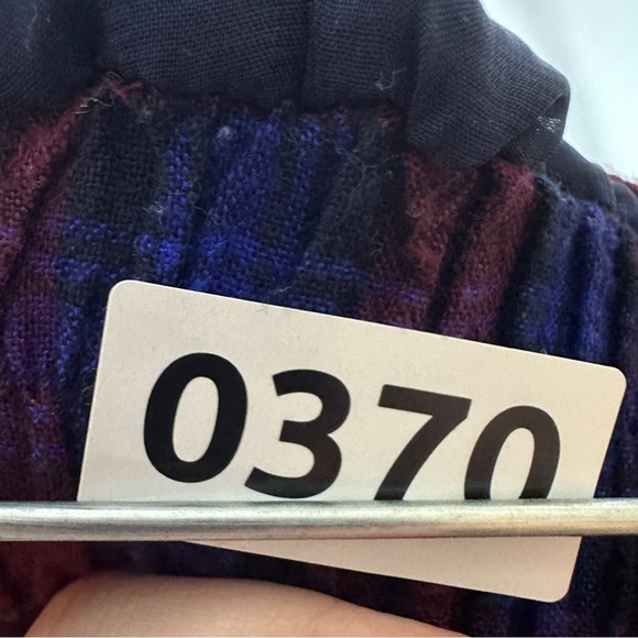 Forever 21 Plaid Mini Skirt Size M Blue Red - Picture 8 of 8